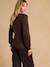 Maternity and nursing jumper chocolate 