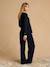 Maternity and nursing wrapover set black 