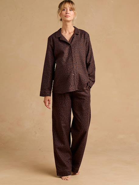 Maternity pyjamas chocolate 