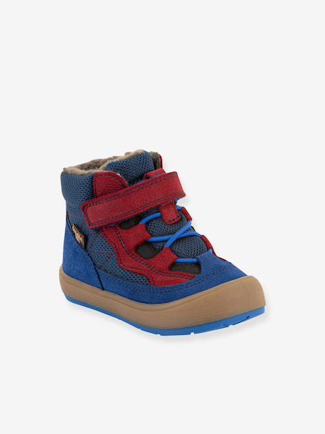 Boots OLLIE LUMI WOOL TEX Froddo for kids blue+bordeaux red+multicoloured 