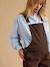 Leontine maternity dungarees chocolate 