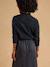 Maternity and nursing jumper Faustine black 
