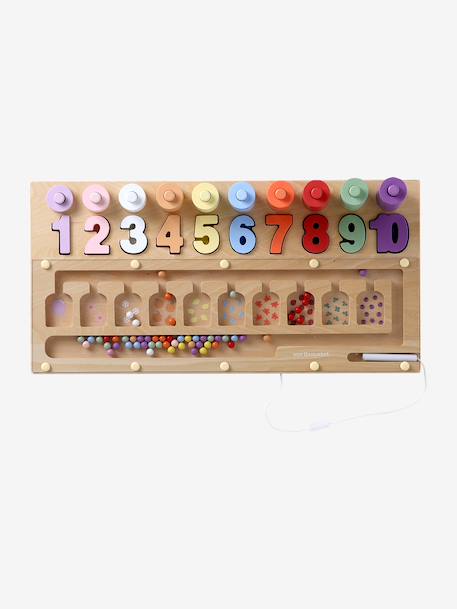 FSC® 100% wooden counting board multicoloured 