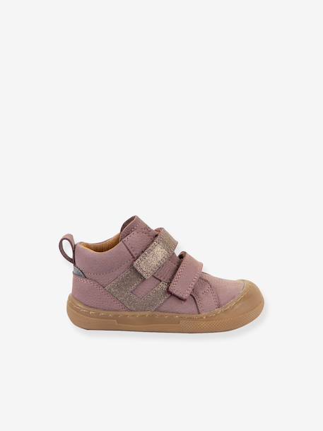 Barefoot trainers MALY Froddo for baby deep blue+old rose 