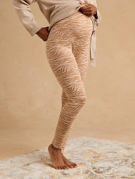Wrap-front set for pregnancy marl beige 