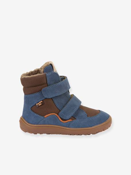 Barefoot TEX WINTER FRODDO children's winter boots black+bordeaux red+denim blue+lilac+night blue+olive+slate grey+violet 