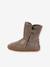 Barefoot TEX SUEDE FRODDO children's boots black+bordeaux red+bronze+gold+grey+printed beige 