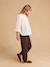 Maternity and nursing blouse Charlotte cream 