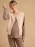 3-piece maternity pyjamas taupe 
