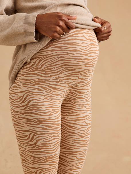 Wrap-front set for pregnancy marl beige 