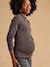 Pack of 2 maternity roll-neck tops ecru 
