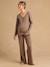 3-piece maternity pyjamas taupe 