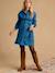 Maternity and nursing shirt dress stone 