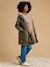 Maternity raincoat with baby cover khaki 