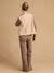 3-piece maternity pyjamas taupe 