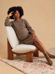 Maternity-Maternity knitted dress