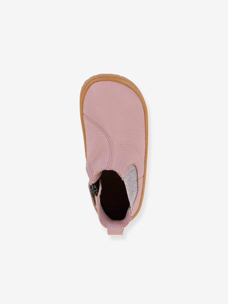 Froddo CHELYS barefoot shoes with glitter details for girls deep blue+rosy 