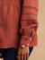 Blouse with Macramé Detail, Maternity & Nursing, ENVIE DE FRAISE terracotta+white 