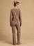 3-piece maternity pyjamas taupe 