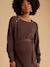 ENVIE DE FRAISE maternity knitted dress black+chocolate 