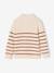 Striped Long-Sleeved Trucker Jumper for Boys ecru+navy blue 