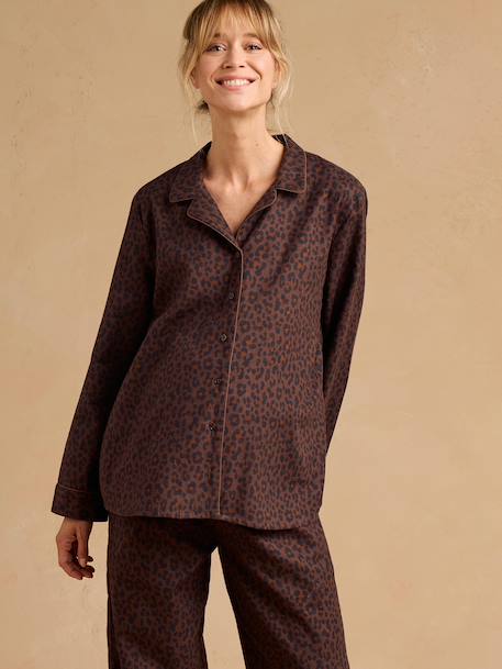Maternity pyjamas chocolate 