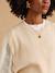 Sleeveless maternity jumper ENVIE DE FRAISE marl beige+red 