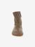 Barefoot TEX SUEDE FRODDO children's boots black+bordeaux red+bronze+gold+grey+printed beige 