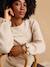 Maternity and nursing jumper Colette marl beige 