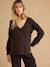 Maternity and nursing jumper chocolate 