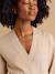 Wrap-front set for pregnancy marl beige 
