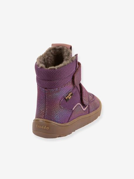 Barefoot TEX WINTER FRODDO children's winter boots black+bordeaux red+denim blue+lilac+night blue+olive+slate grey+violet 