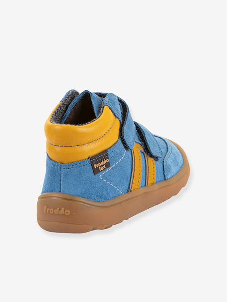 Barefoot MOTION TEX trainers by Froddo for kids denim blue+lilac 
