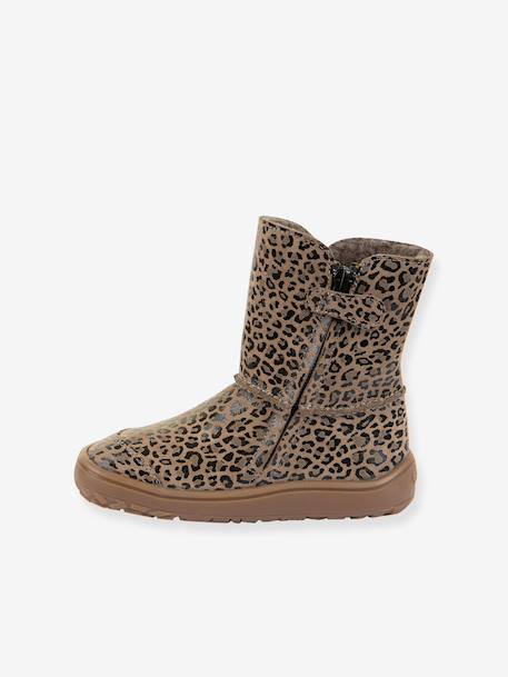 Barefoot TEX SUEDE FRODDO children's boots black+bordeaux red+bronze+gold+grey+printed beige 