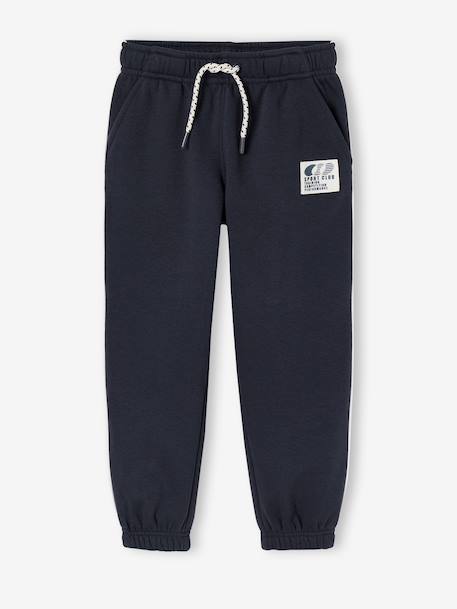 Jogging trousers for boys bordeaux red+slate grey 