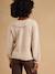 Maternity and nursing jumper Colette marl beige 