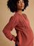Blouse with Macramé Detail, Maternity & Nursing, ENVIE DE FRAISE terracotta+white 