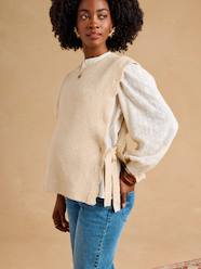 Maternity-Knitwear-Maternity sleeveless jumper