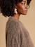 Maternity knitted dress taupe 