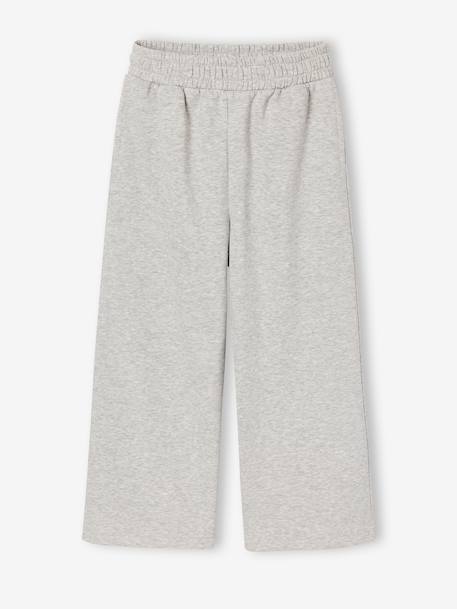 Pack of 2 wide-leg trousers for boys grey 