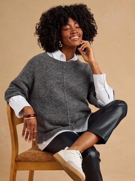 Maternity jumper Mia chocolate 