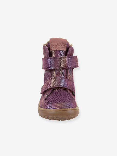 Barefoot TEX WINTER FRODDO children's winter boots black+bordeaux red+denim blue+lilac+night blue+olive+slate grey+violet 