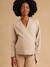 Wrap-front set for pregnancy marl beige 