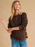 Maternity and nursing jumper Clara chocolate 