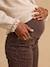 Maternity cropped jeans with bump band chocolate 