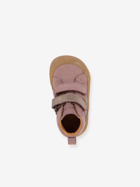 Barefoot trainers MALY Froddo for baby deep blue+old rose 