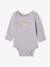 Pack of 5 long-sleeved bodysuits for baby cappuccino 