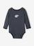 Pack of 5 long-sleeved bodysuits for baby cappuccino 