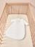 Velour maternity baby sleep bag ecru 