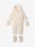Newborn snowsuit with removable hood vanilla 